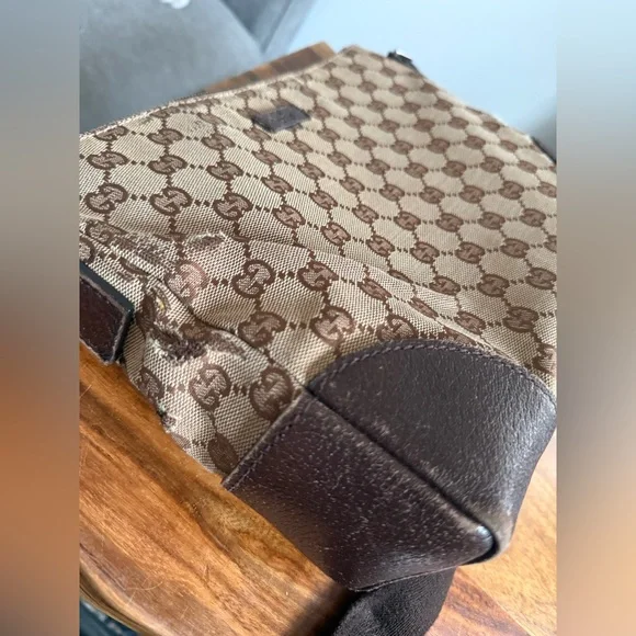 Gucci Brown and Tan Crossbody Bag - Picture 4 of 15